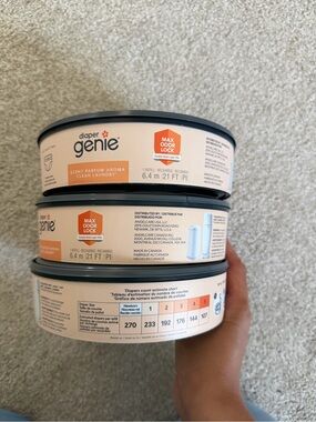 New 3 pack Diaper Genie Refills